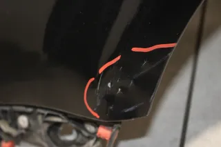Opel Corsa D Kotflügel Vorne Links Z20R Saphirschwarz - Bild 4