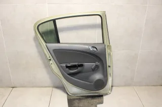 Opel Corsa D Tür Hinten Links Fahrerseite 5 Türer Z40M Champagnersilber - Bild 8