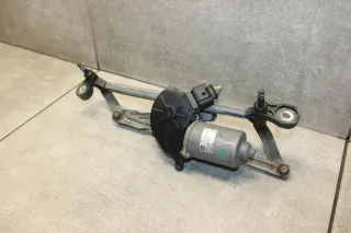 Opel Corsa D Wischermotor Scheibenwischermotor Wischergestänge Vorne 13182340 - Bild 2