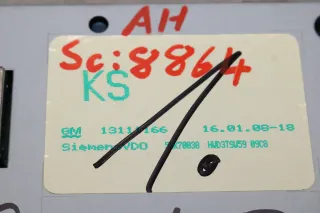 Opel Zafira B Astra H Bordcomputer CID Display Navi Uhr entheiratet 13111166 KS - Bild 5