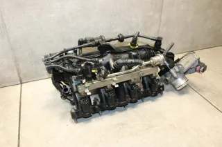 Opel Astra J Mokka Meriva B Ansaugbrücke Ansaugkrümmer 1.4 Turbo A14NEL A14NET B4NET 55573171 - Bild 2