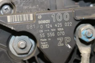 Opel Tigra B Lichtmaschine Lima Generator 100A 1.8 92 KW Z18XE 55556070 ZP - Bild 5