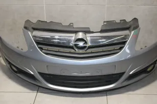 Opel Corsa D Stoßstange vorne  Frontschürze Vorfacelift Z163 Lichtsilber - Bild 3