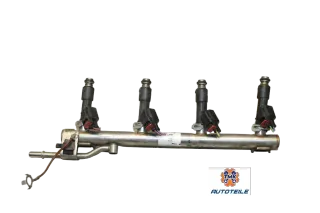 Opel Astra K Einspritzleiste Einspritzdüse 1.0 B14XE 12655674 12676474 - Bild 1