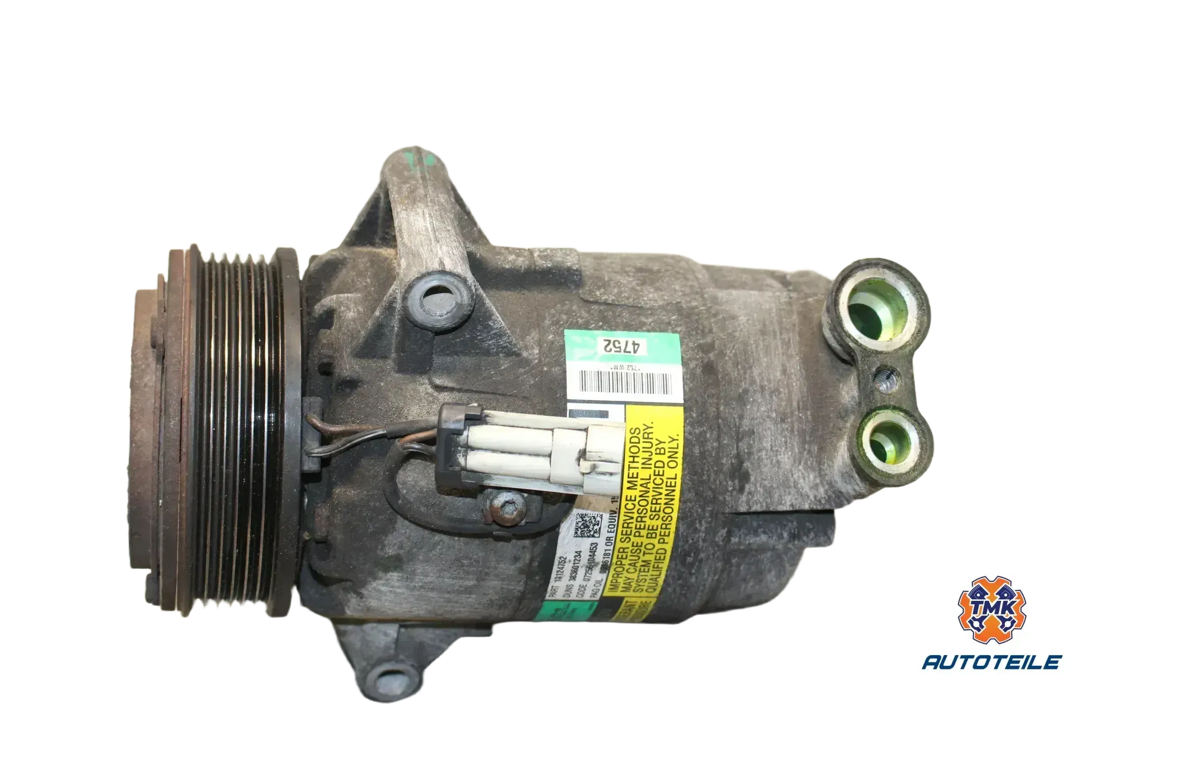 Opel Astra H Zafira B Klimakompressor Kompressor Klima 1.9 Z19DTH 13124752 WM - Bild 1
