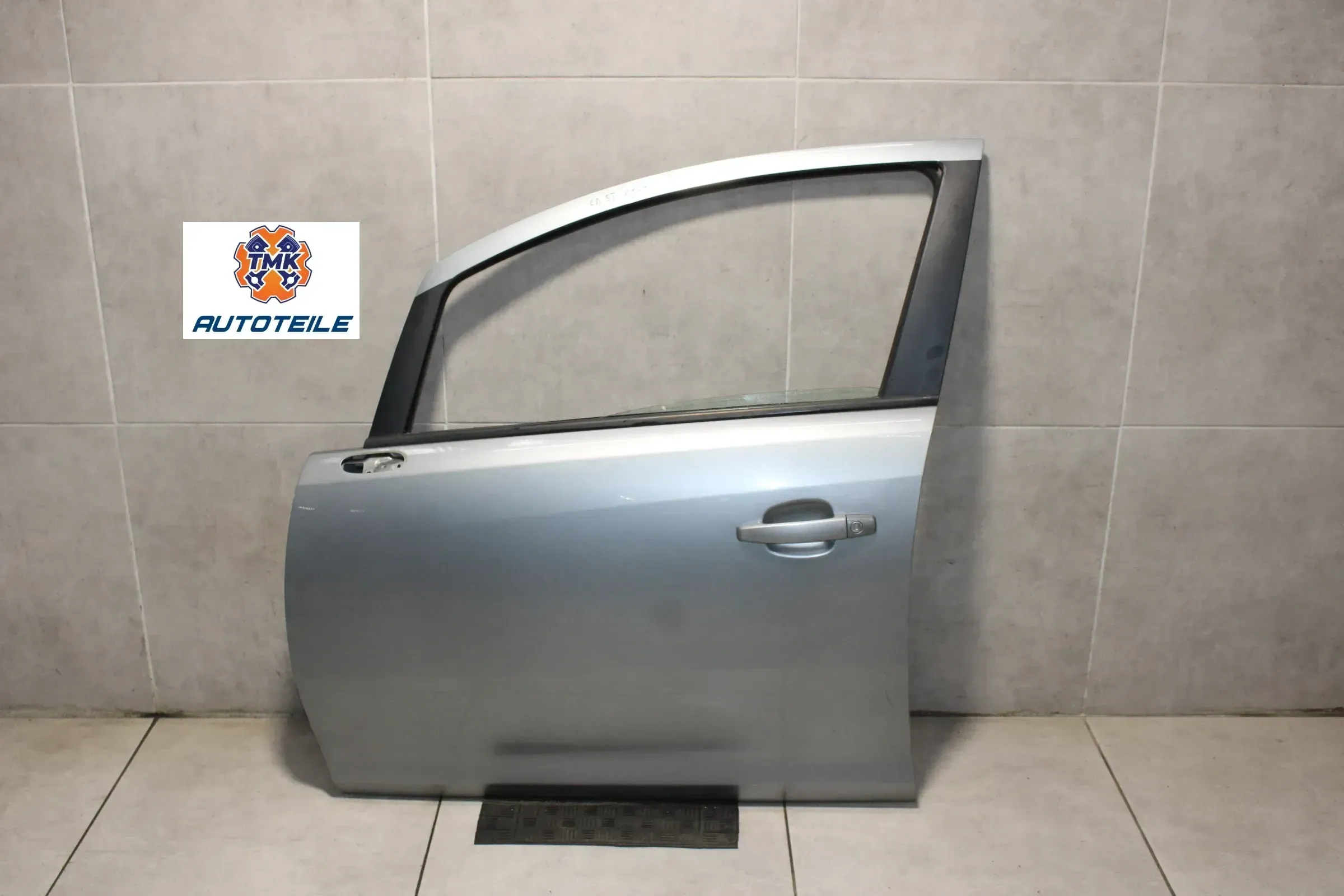 Opel Corsa D Tür Fahrertür 5 Türer Vorne Links Z179 Argonsilber - Bild 1