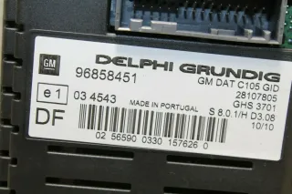GID Bordcomputer Display Navi Uhr entheiratet Opel Antara 96858451 - Bild 4