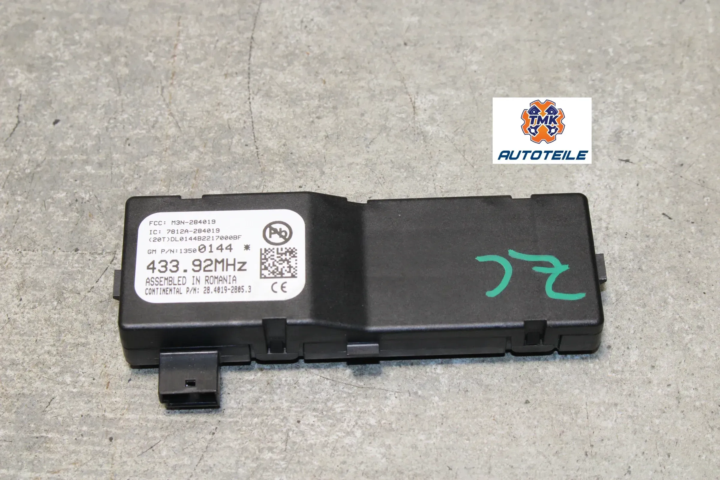 Opel Astra J Zafira C Empfänger Fernbedienung Zentralverriegelung 13500144 - Bild 1