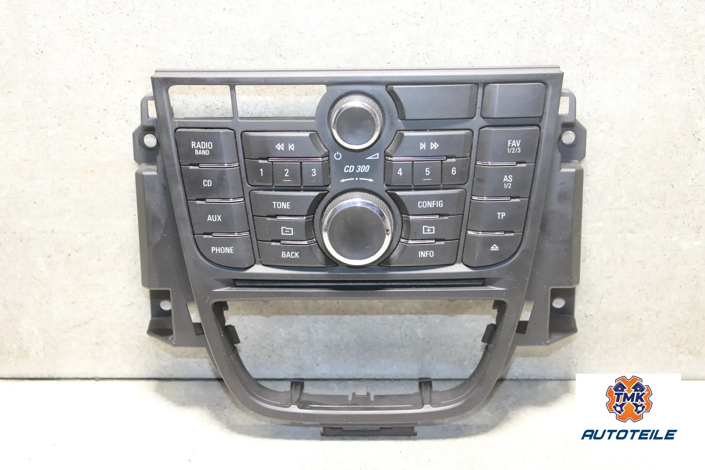 Opel Astra J Radiobedienteil Bedienteil Radio Bordcomputer CD 300 13346049 - Bild 1