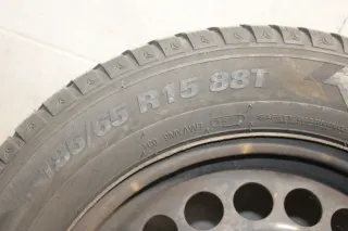 Opel Corsa D Felgen Stahlfelgen Winterreifen 185 65 R15 ET 39 4 Loch - Bild 6