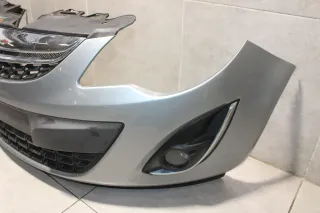 Opel Corsa D Facelift Stoßstange vorne Frontschürze Z179 Argonsilber - Bild 6