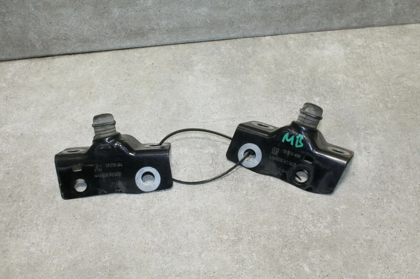 Motorhaubendämpfer Halter SET Opel Meriva B 13273495 13273494 - Bild 1