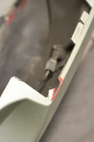 Opel Corsa D Stoßstange Hinten Heckstoßstange PDC 5 Türer Z40M Champagnersilber - Bild 12