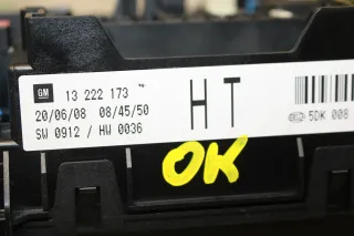 Opel Astra H Relaiskasten Sicherungskasten entheiratet 13222173 HT - Bild 5