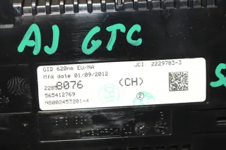 Opel Astra J GTC Bordcomputer Display Uhr 22858076 - Bild 5