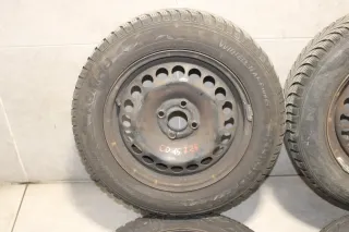 Opel Corsa D Felgen Stahlfelgen Winterreifen 185 65 R15 ET 39 4 Loch - Bild 2