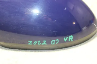 Opel Corsa D Spiegel Außenspiegel Beifahrerseite rechts ohne Spiegelglas Z20Z Royalblau - Bild 7