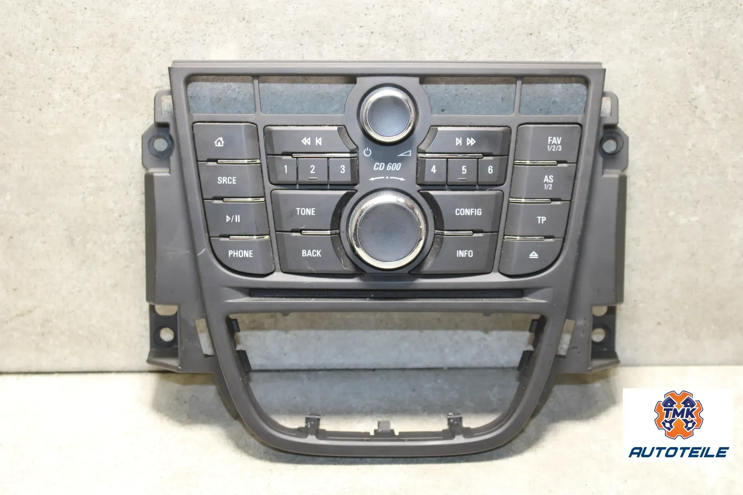 Opel Meriva B Radiobedienteil Bedienteil Radio CD600 13409864 - Bild 1