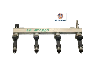 Opel Corsa D Einspritzdüse Einspritzleiste 1.2 1.4 A12XER A14XER 55562258 0280158181 - Bild 1