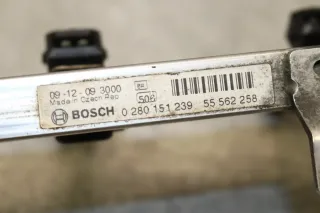 Opel Corsa D Einspritzdüse Einspritzleiste 1.2 1.4 A12XER A14XER 55562258 0280158181 - Bild 5
