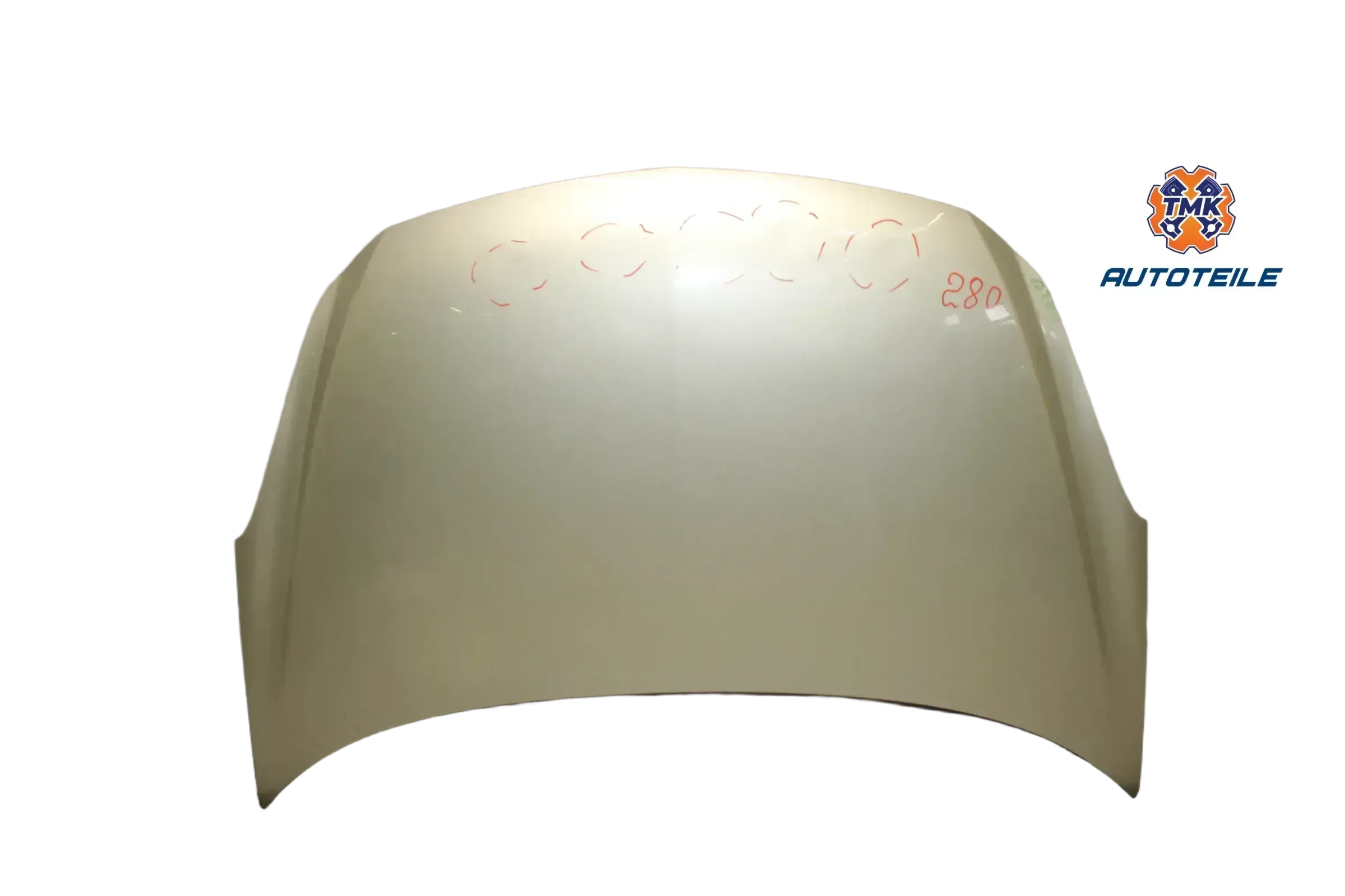 Opel Corsa D Motorhaube Haube Z40M Champagnersilber - Bild 1