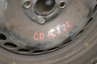 Opel Corsa D Felgen Stahlfelgen Winterreifen 185 65 R15 ET 39 4 Loch - Bild 3