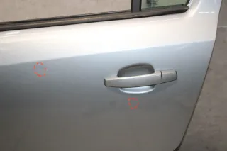 Opel Corsa D Tür Hinten Links Fahrerseite 5 Türer Z179 Argonsilber - Bild 6