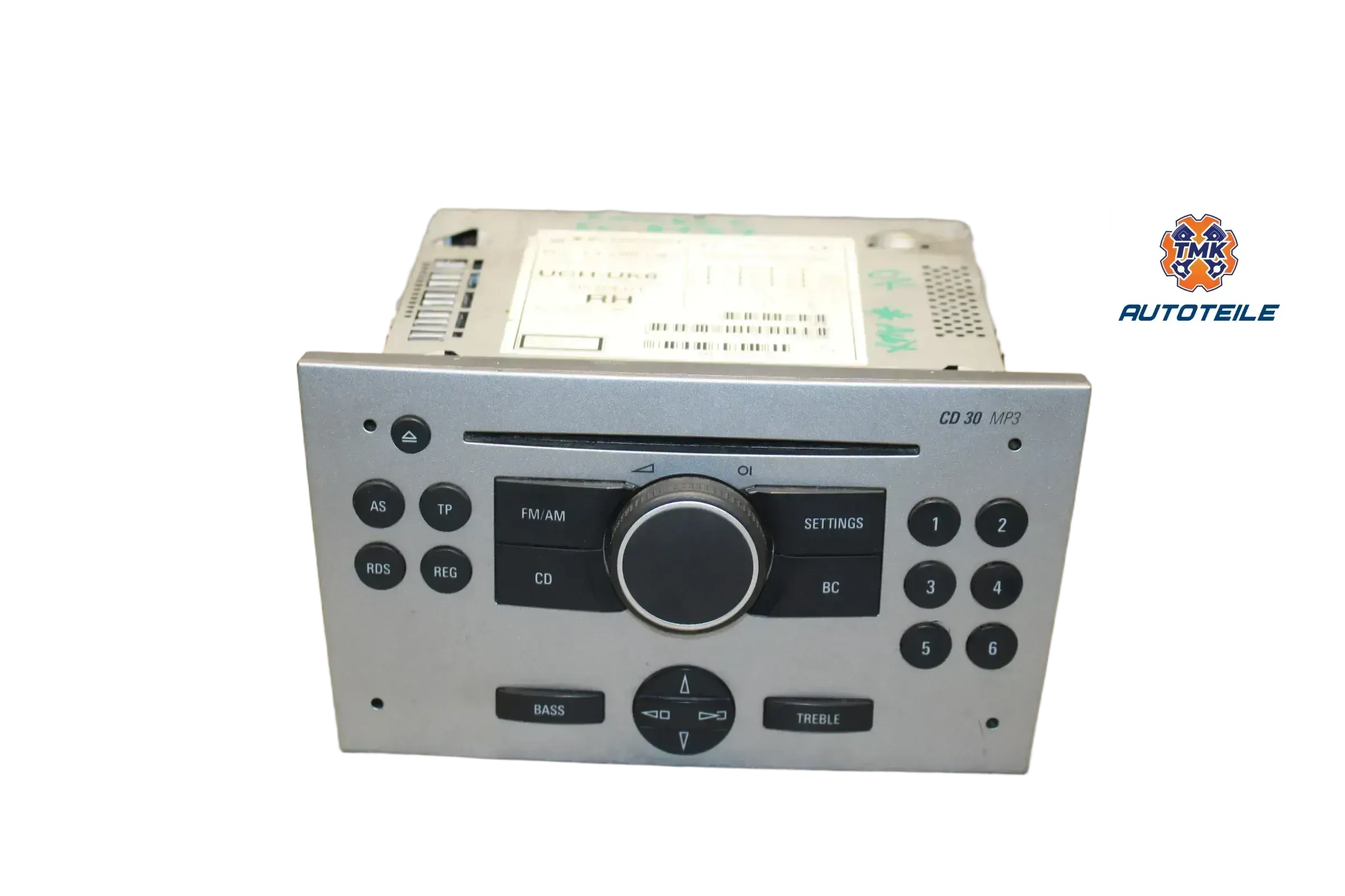 Opel Meriva A Autoradio Radio CD30 entheiratet 13292091 RH AUX - Bild 1