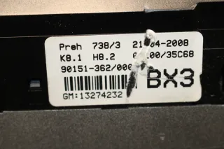 Opel Astra H Zafira B Klimabedienteil Bedienteil Klima Klimaanlage 13274232 BX3 - Bild 5