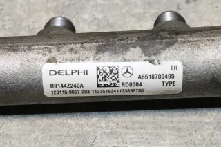 Mercedes W212 S212 Verteilerrohr Einspritzleiste Rail E200 CDI A6510700495 - Bild 2