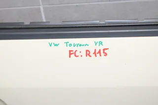 VW Touran 1T3 Tür Beifahrertür vorne Rechts R115 Taxi Hellelfenbein - Bild 8