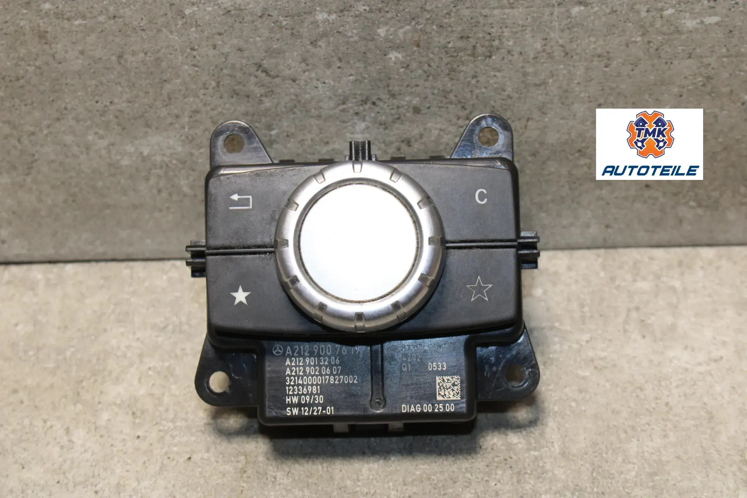 Mercedes E-Klasse W212 S212 Bedienteil Schalter Navi Multimedia A2129007619 - Bild 1