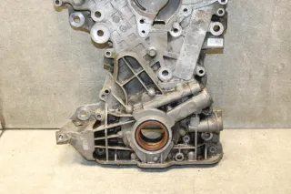 Opel Corsa D Adam Stirndeckel Deckel Ölpumpe 1,2 A12XER A12XEL 55562788 - Bild 4