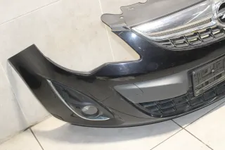 Opel Corsa D Facelift Stoßstange vorne Frontschürze Z20R Saphirschwarz - Bild 3
