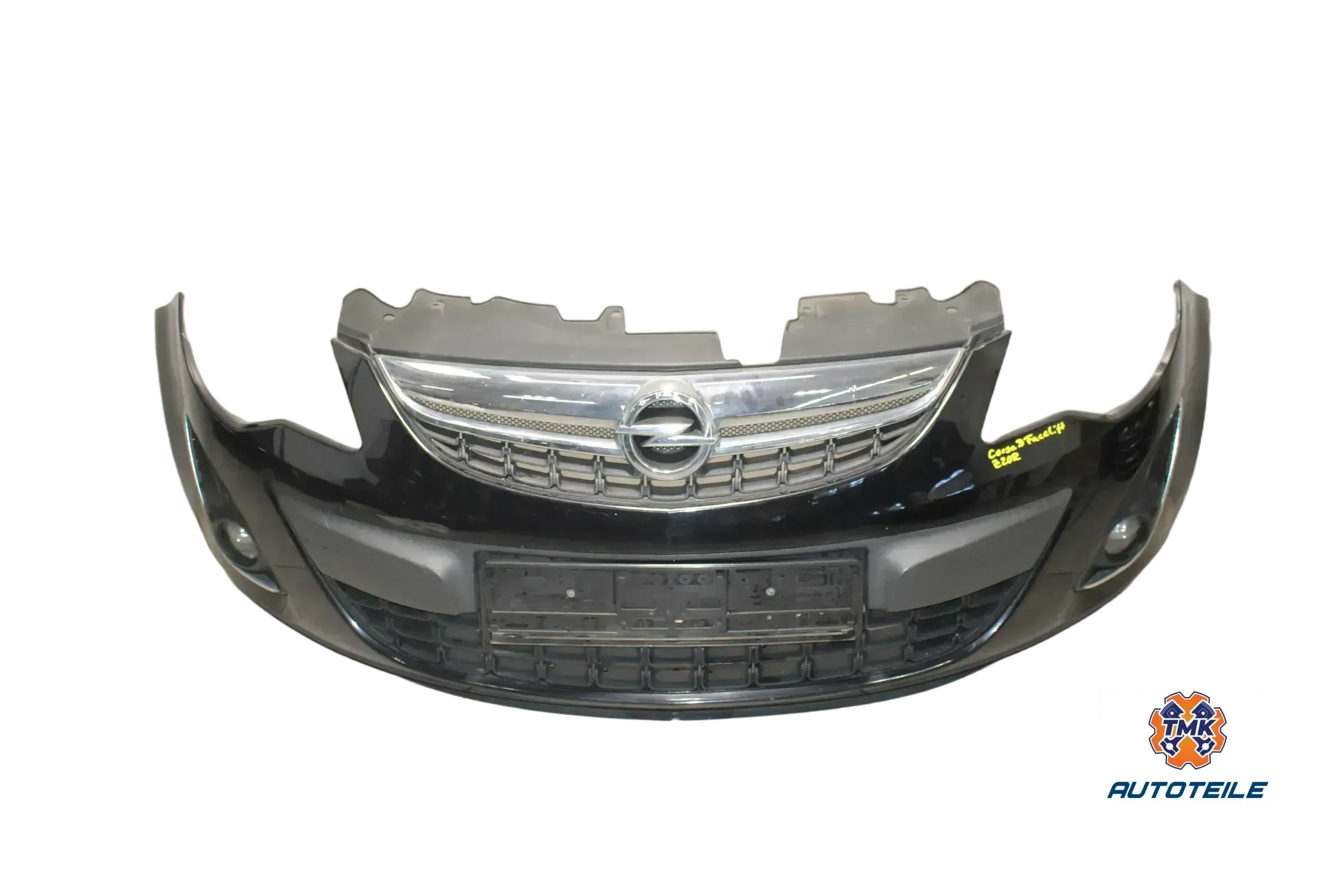 Opel Corsa D Facelift Stoßstange vorne Frontschürze Z20R Saphirschwarz - Bild 1