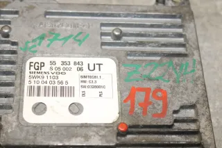 Opel Zafira B Motorsteuergerät Steuergerät Motor 2.2 Z22YH ENTHEIRATET 55353843 UT - Bild 5
