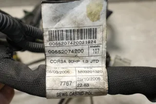 Opel Corsa D Motorkabelbaum Kabelbaum Motor 1.3 Z13DTH 0055207420 - Bild 9