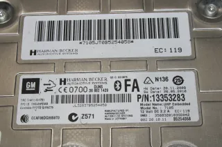 Opel Zafira C Tourer Steuergerät Freisprechanlage Bluetooth UHP Embedded 13353283 FA - Bild 3