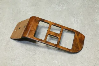 Verkleidung Blende Abdeckung Schalter vorne links Holz Jaguar Daimler XJ X300 - Bild 1