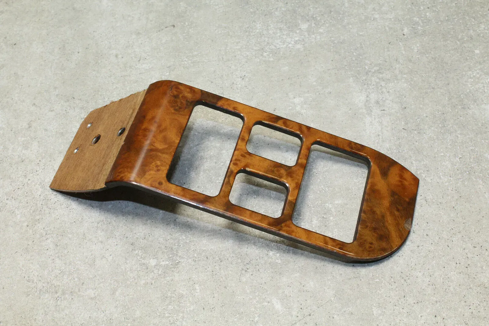 Verkleidung Blende Abdeckung Schalter vorne links Holz Jaguar Daimler XJ X300 - Bild 1