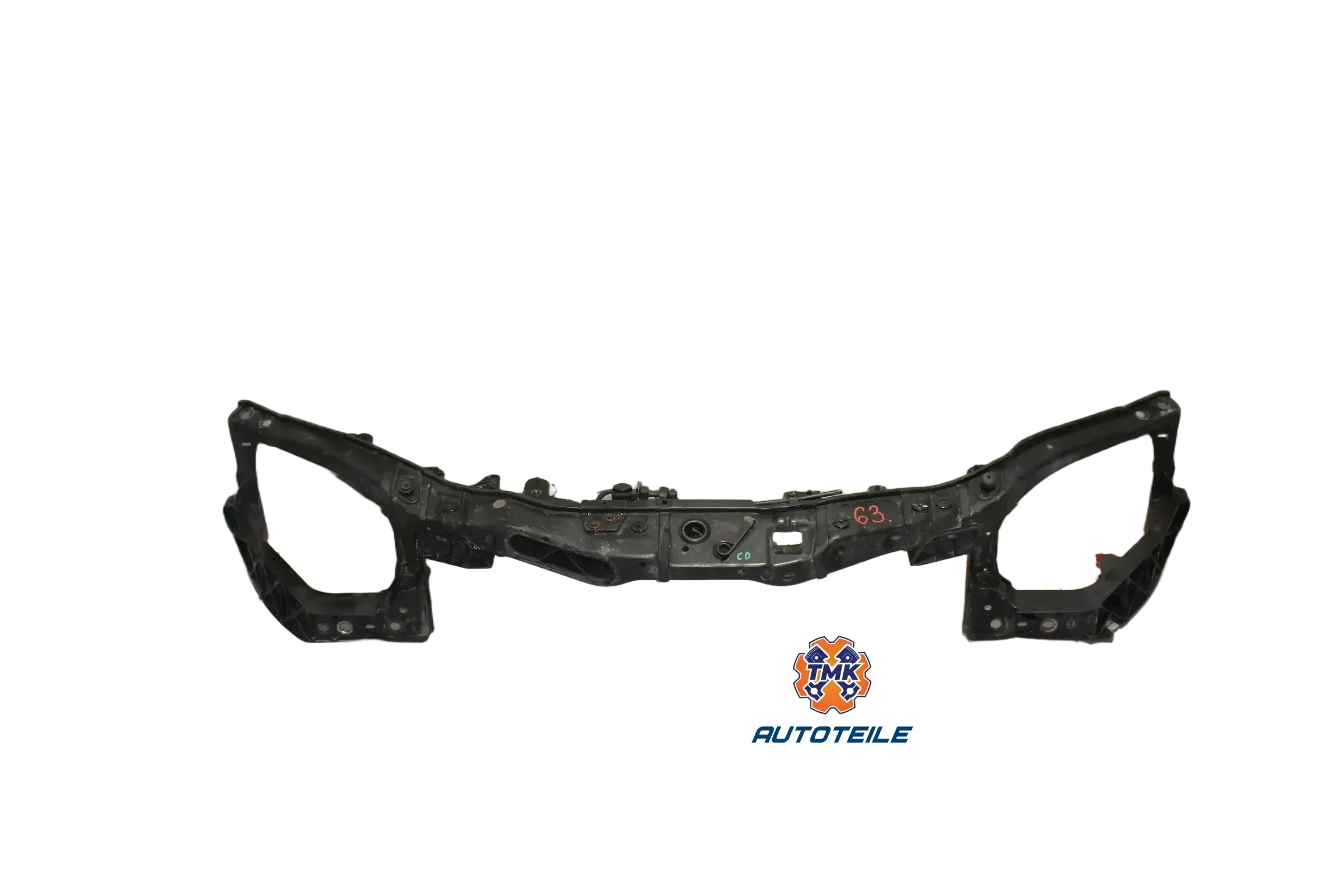 Opel Corsa D Schloßträger Frontmaske Frontgerüst 13191106 - Bild 1