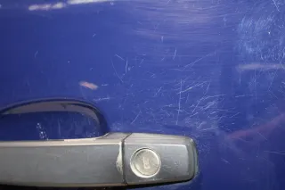 Opel Corsa D 3 Türer Tür vorne links Fahrertür Z20Z Royalblau - Bild 8