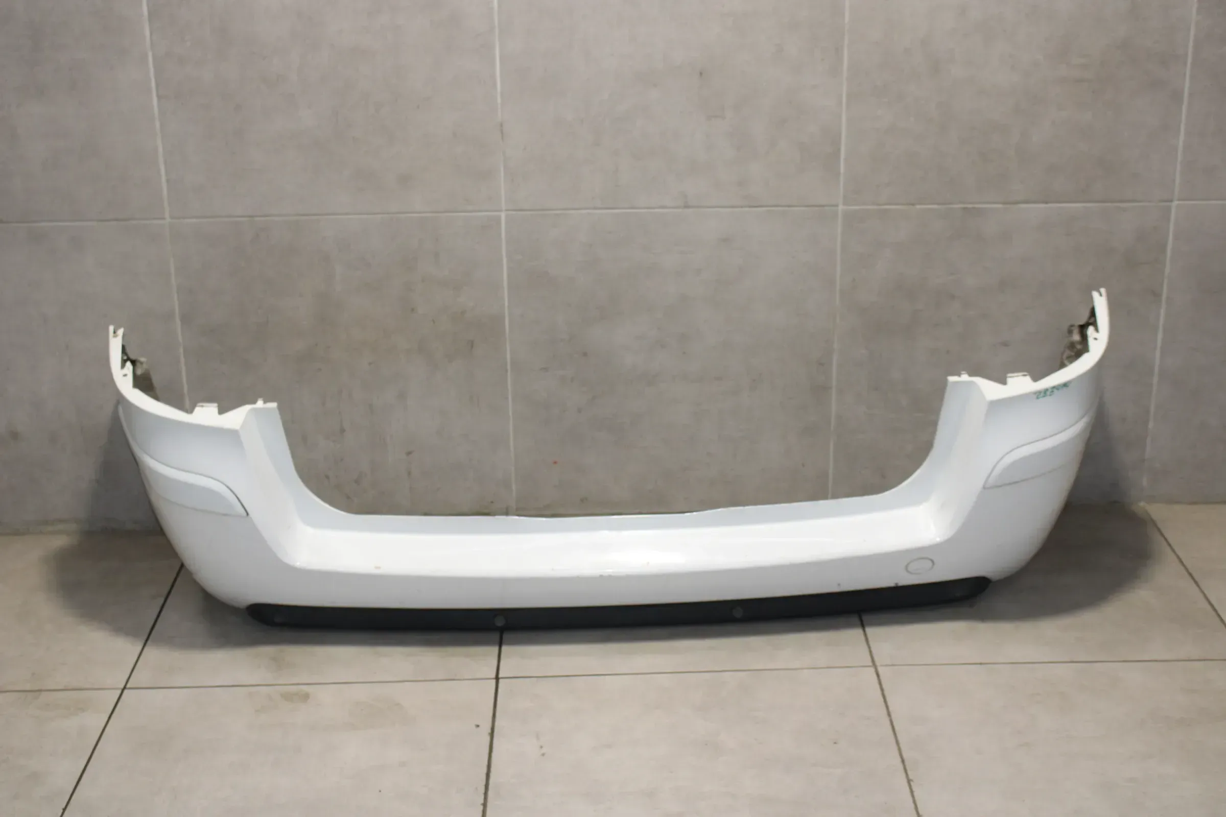Opel Zafira B Stoßstange Heckstoßstange Heckschürze Hinten PDC Z474 Casablancaweiß - Bild 1