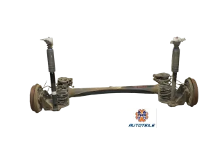 Opel Corsa D Achse Hinterachse Achsträger hinten 4 Loch - Bild 1