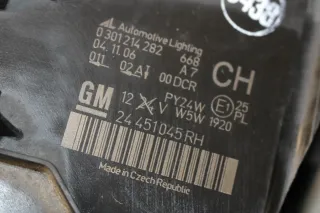 Opel Zafira B Scheinwerfer Xenon AFL Kurvenlicht rechts 24451045 CH - Bild 10