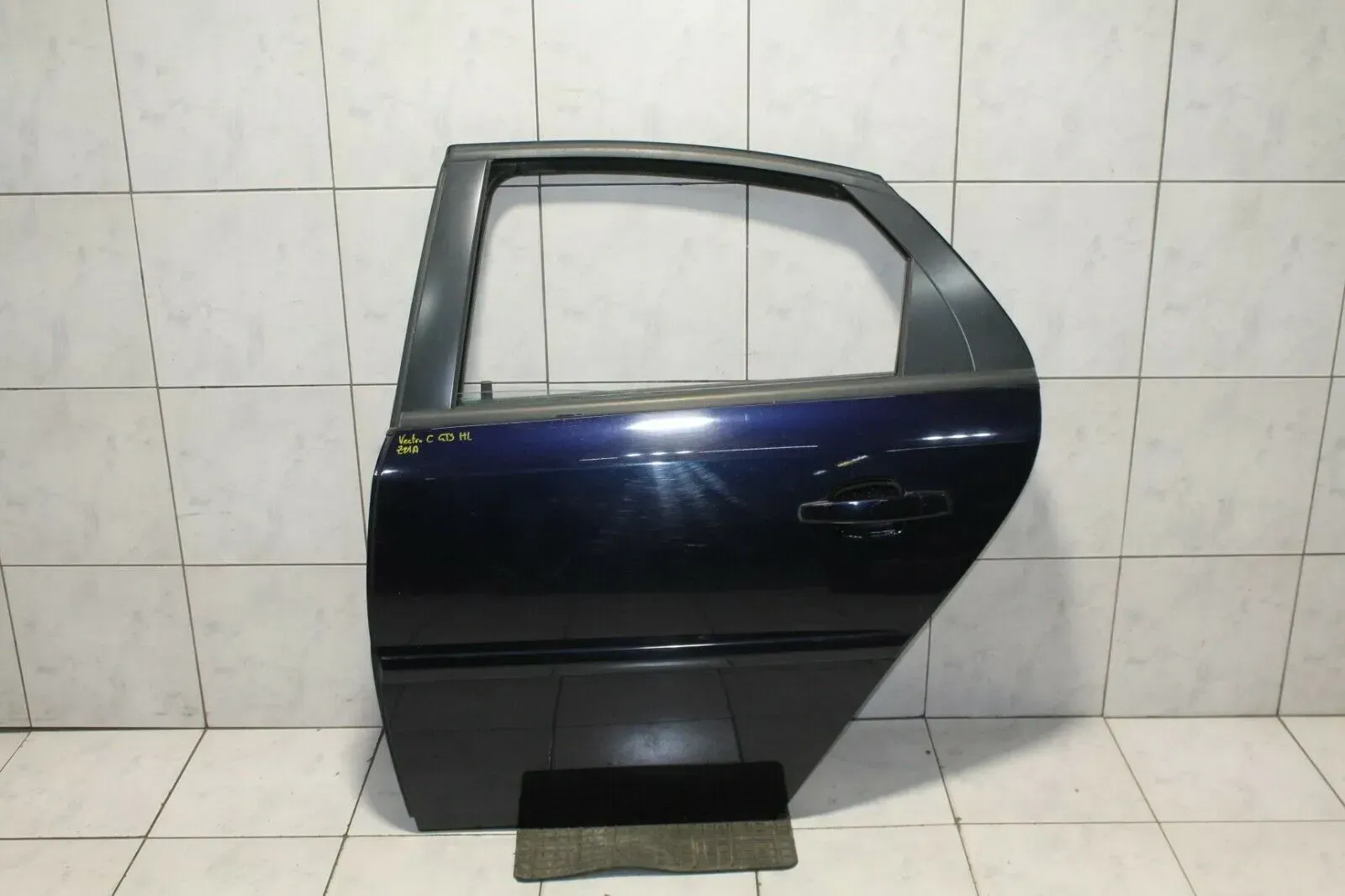 Tür hinten links Fahrerseite Z21A Saturnblau Opel Vectra C GTS - Bild 1