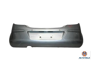 Opel Corsa D Stoßstange Hinten Heckstoßstange 5 Türer Z179 Argonsilber - Bild 1