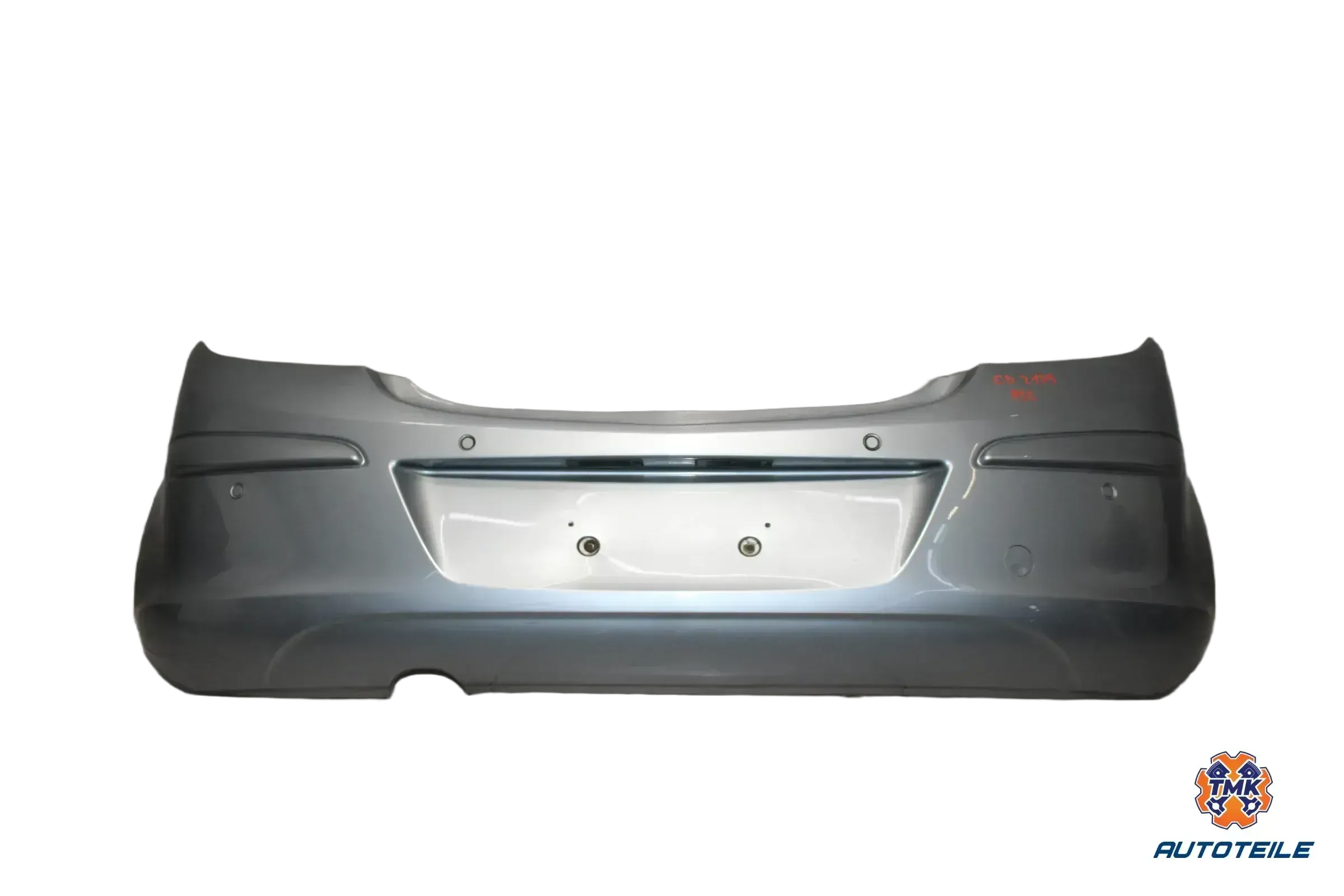 Opel Corsa D Stoßstange Hinten Heckstoßstange 5 Türer Z179 Argonsilber - Bild 1