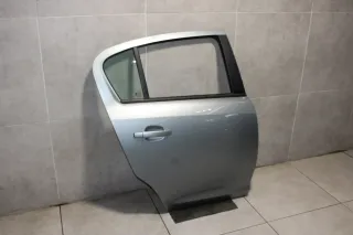 Opel Corsa D Tür Hinten Rechts Beifahrerseite 5 Türer Z179 Argonsilber - Bild 2
