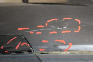 Opel Astra J GTC Cascada Stoßstange Vorne Z177 Karbongrau - Bild 8